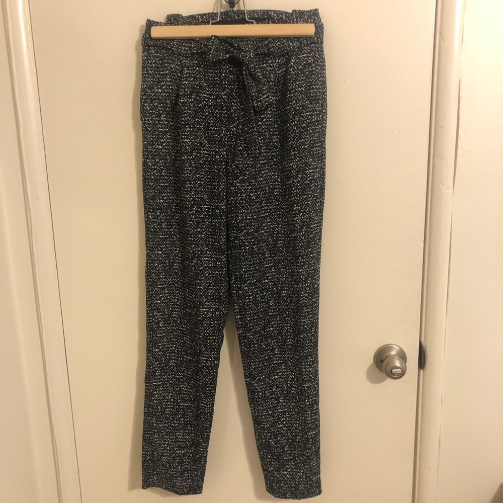 High Waisted Black/White with Tie